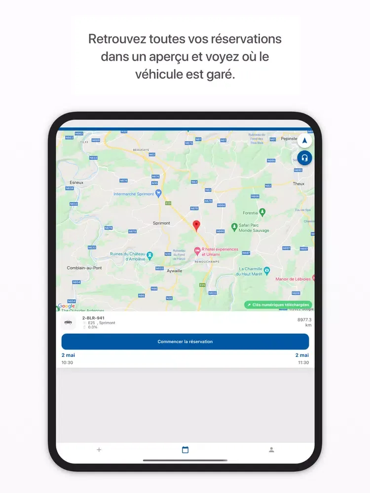 صور RTBF mobilité partagée iPad 