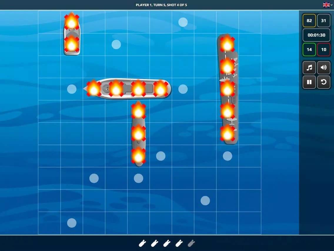 تصاویر Battle Ship: Sea Battle iPad 