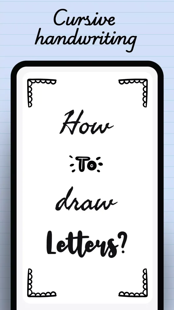 Capturas de pantalla de Cursive Handwriting Practice