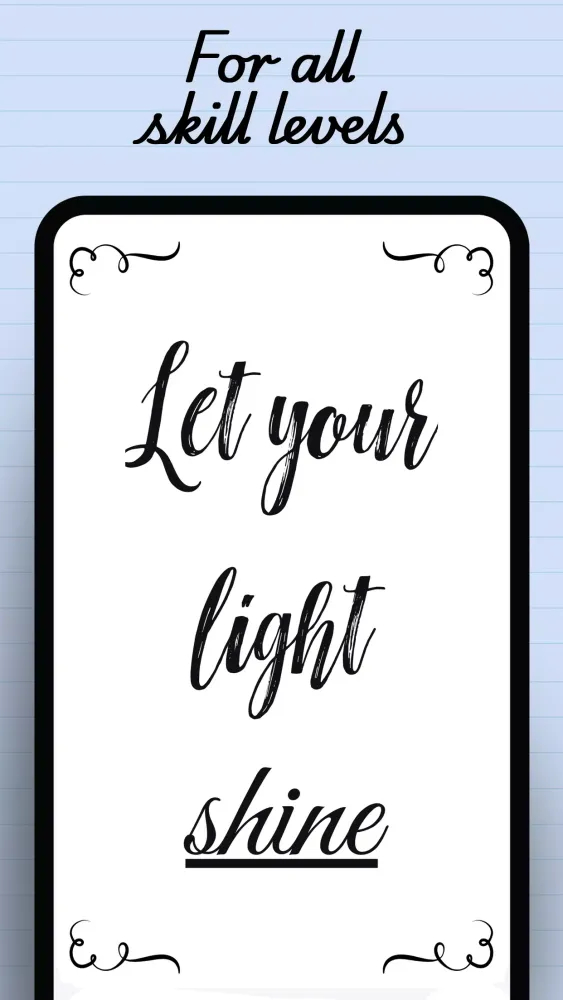 Capturas de pantalla de Cursive Handwriting Practice