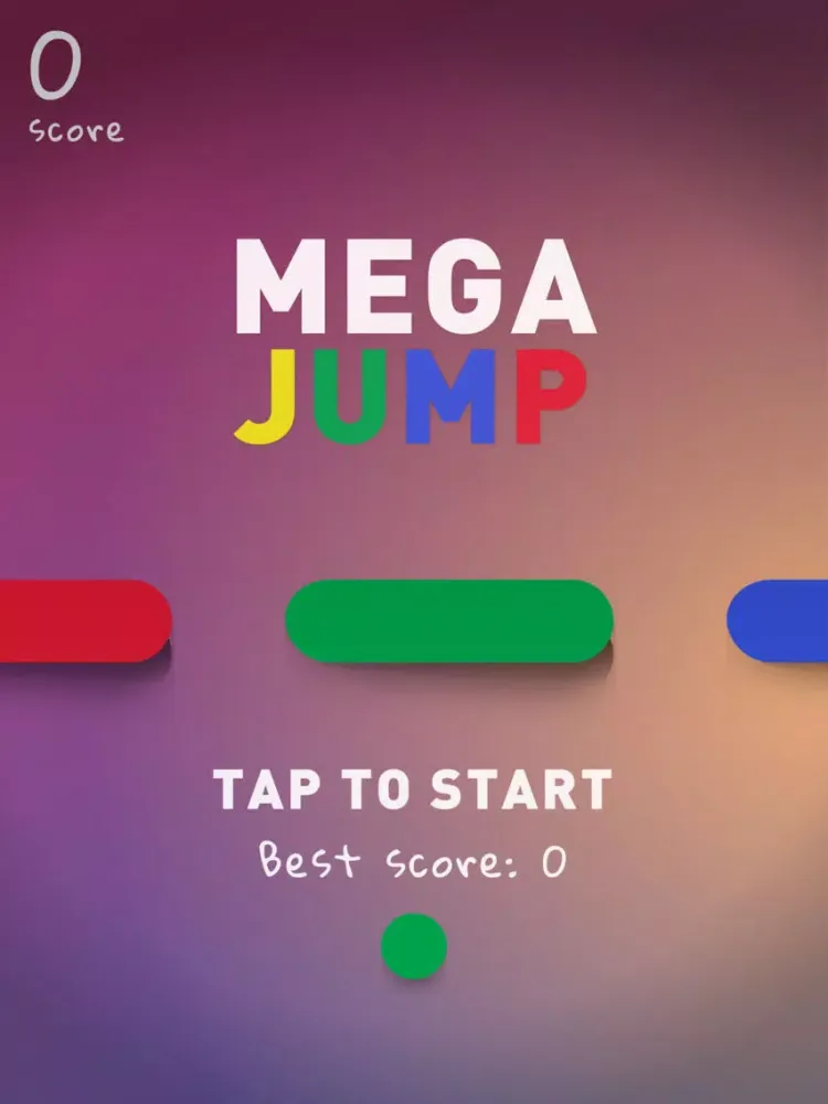 Mega Jump Jump Color Game iPad  Screenshots