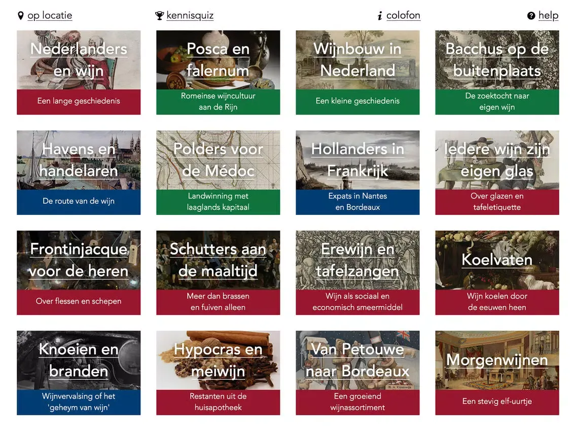 ภาพหน้าจอของ Nederlanders en wijn iPad 