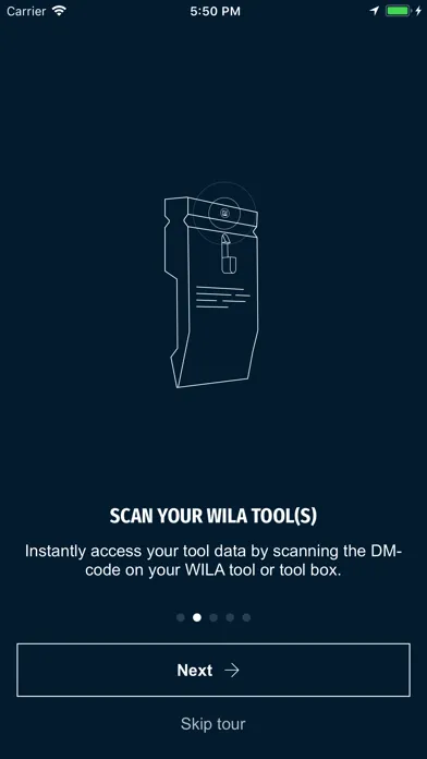 ภาพหน้าจอของ WILA Smart Tooling