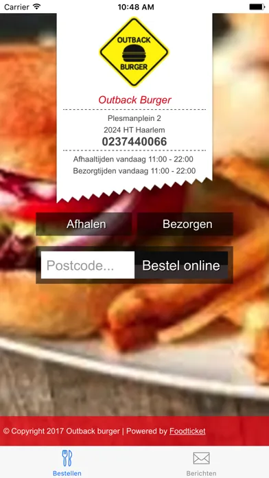 Captures d'écran de Outback burger
