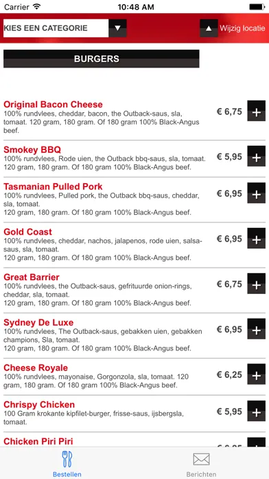Captures d'écran de Outback burger