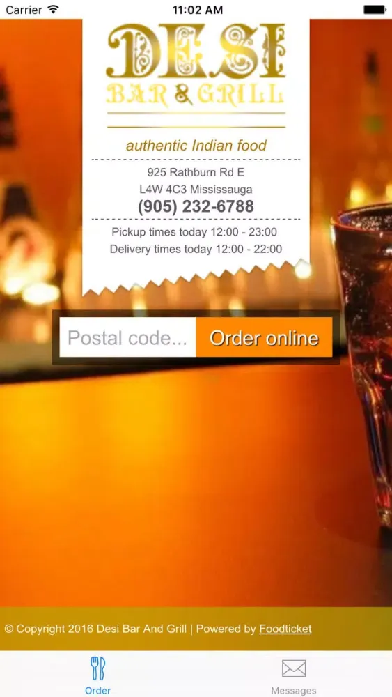 Capturas de tela do Desi Bar And Grill