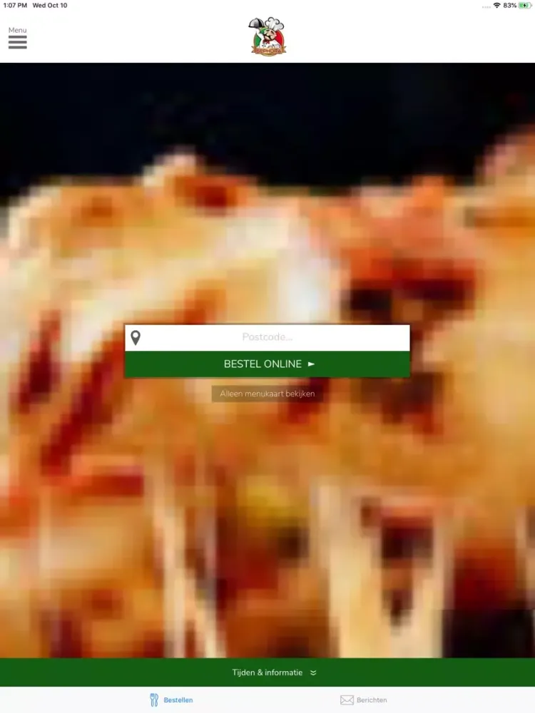 Pizzeria Sephora iPad 应用截图