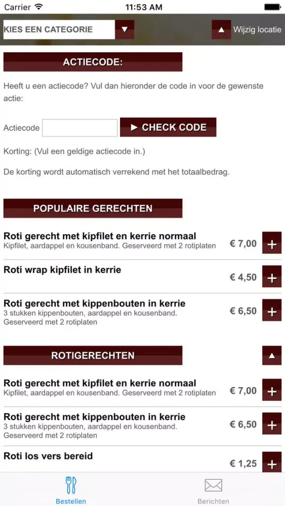 Screenshot di De Roti Corner (Enschede)