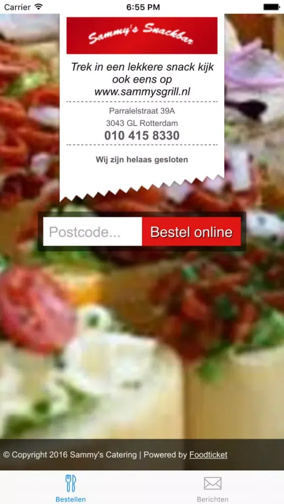 Captures d'écran de Sammy's Catering