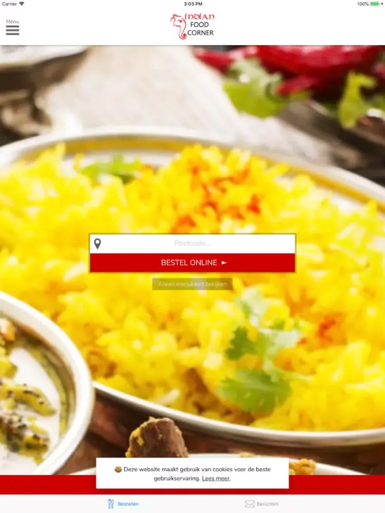 تصاویر Indian Food Corner iPad 