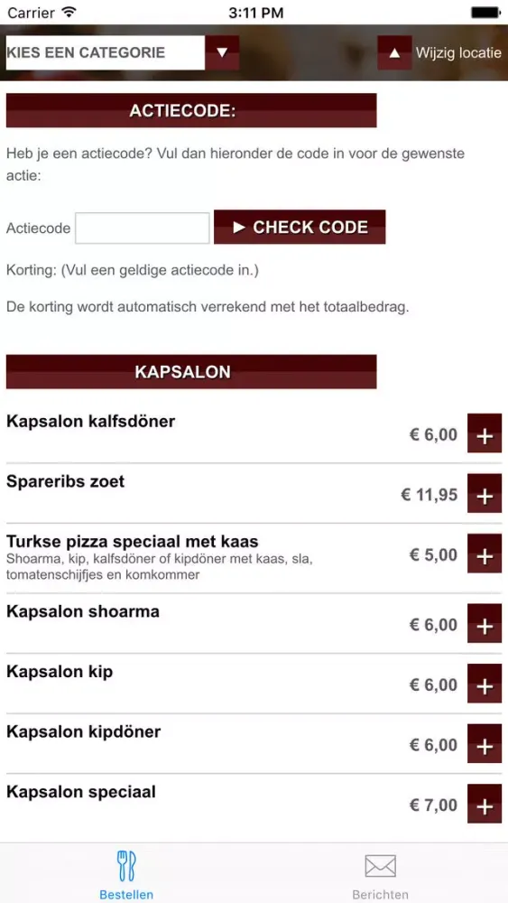 O Sole Mio (Baarn) স্ক্রিনশট