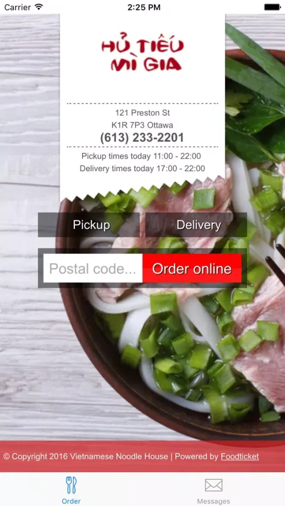 Captures d'écran de Vietnamese Noodle House