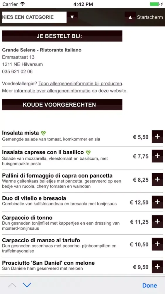 Grande Selene - Ristorante Italiano应用截图