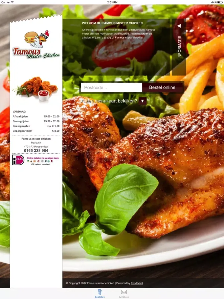 Famous Mister Chicken (Roosendaal) iPad  Screenshots