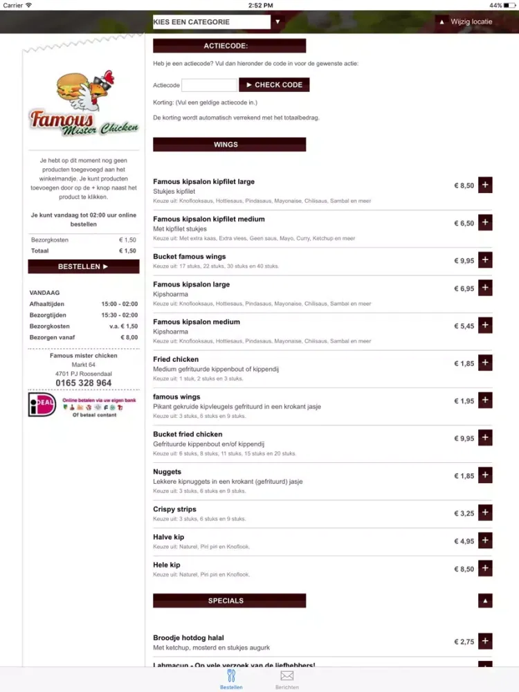 Famous Mister Chicken (Roosendaal) iPad  Screenshots