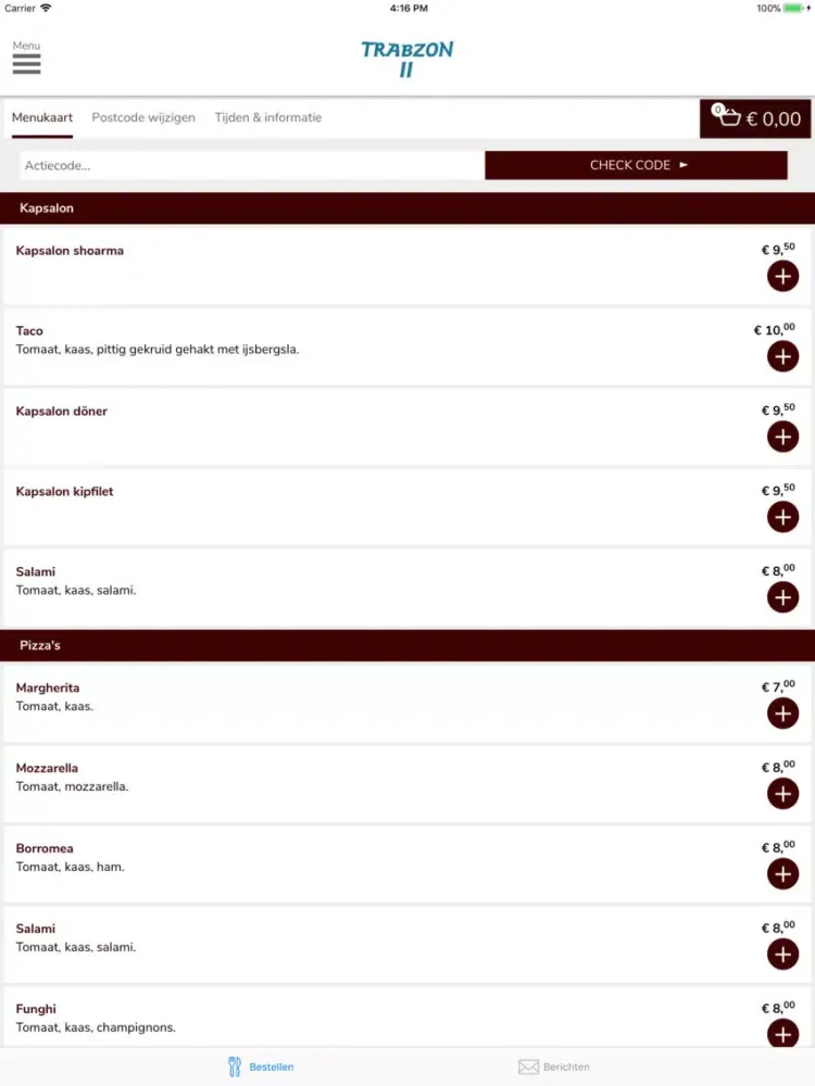 Ảnh chụp màn hình của Grillroom Trabzon II iPad 