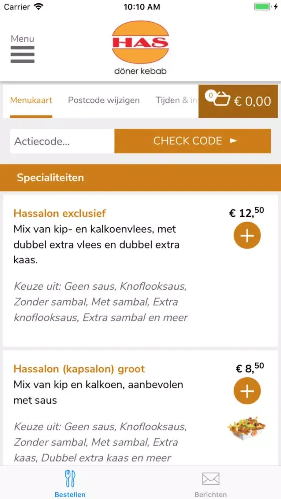 Has Doner Kebab (Breda) Ekran Görüntüleri