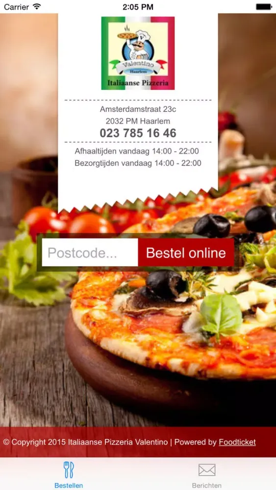 Italiaanse Pizzeria Valentino स्क्रीनशॉट
