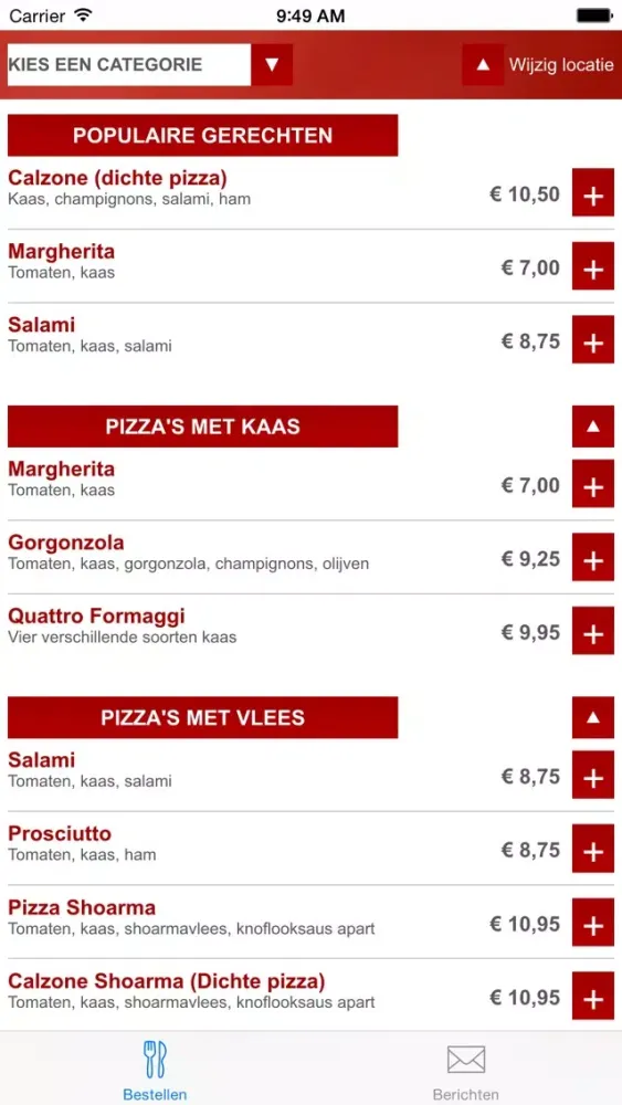 Captures d'écran de Pizza Rimini Wassenaar