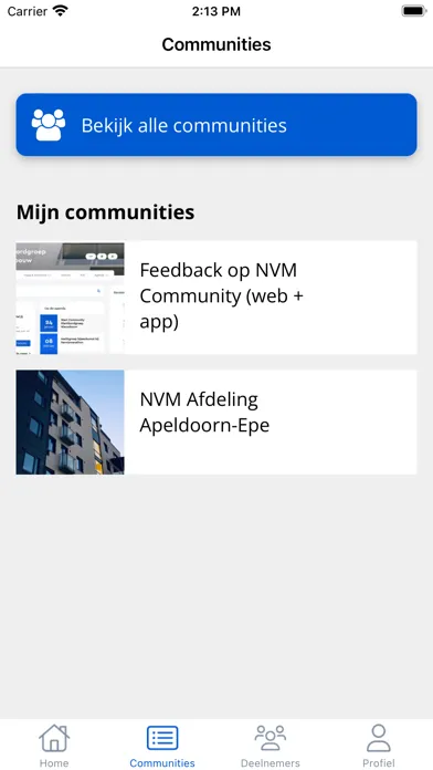 Ảnh chụp màn hình của NVM Community