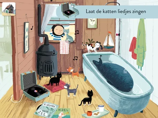 Captures d'écran de Benji Davies: De Kleine Walvis iPad 