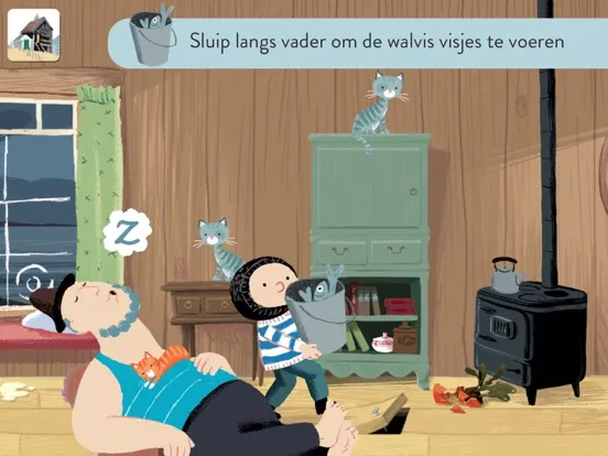 Captures d'écran de Benji Davies: De Kleine Walvis iPad 