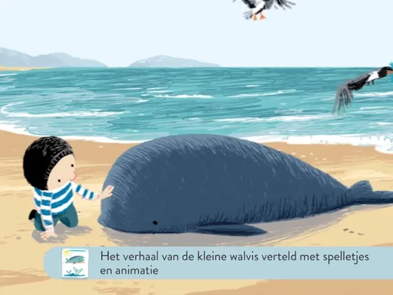 Captures d'écran de Benji Davies: De Kleine Walvis iPad 