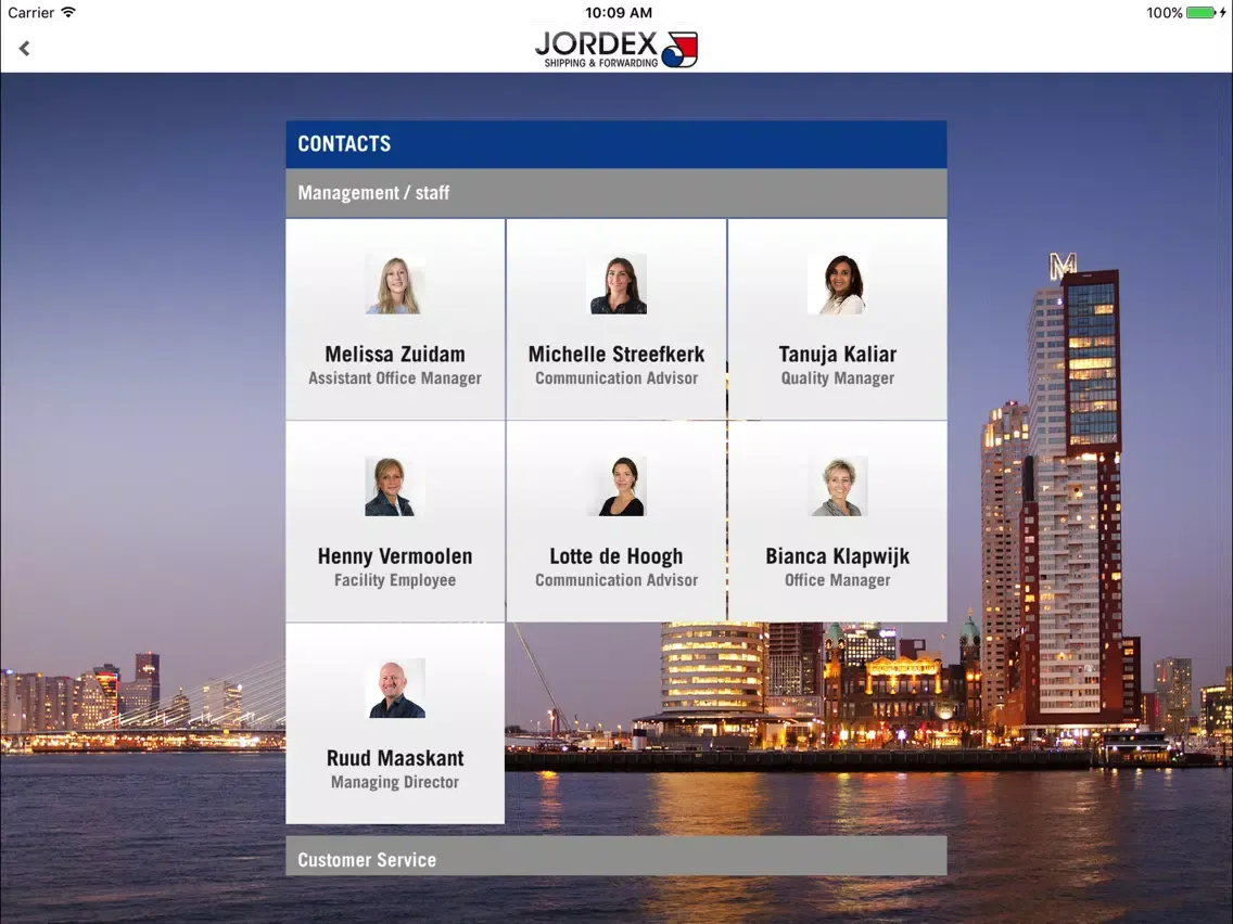 Capturas de tela do Jordex Shipping & Forwarding iPad 