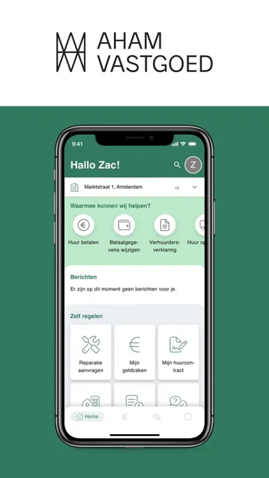 AHAM Huurdersapp سکرین شاٹس