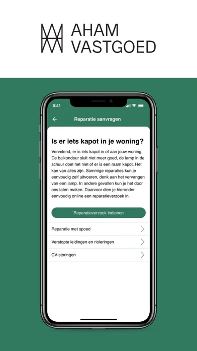 AHAM Huurdersapp سکرین شاٹس