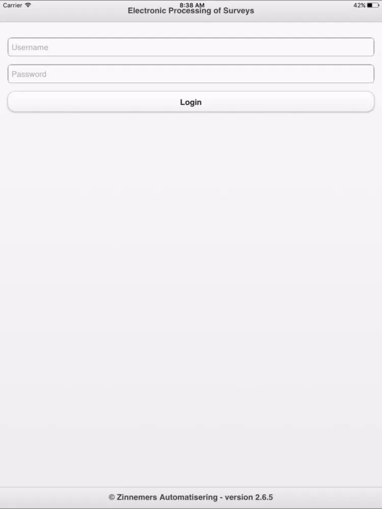 Capturas de pantalla de EPOS - Electronic Processing of Surveys iPad 