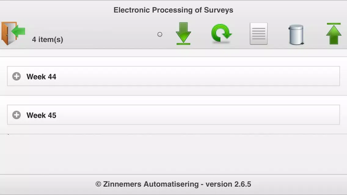 Capturas de pantalla de EPOS - Electronic Processing of Surveys