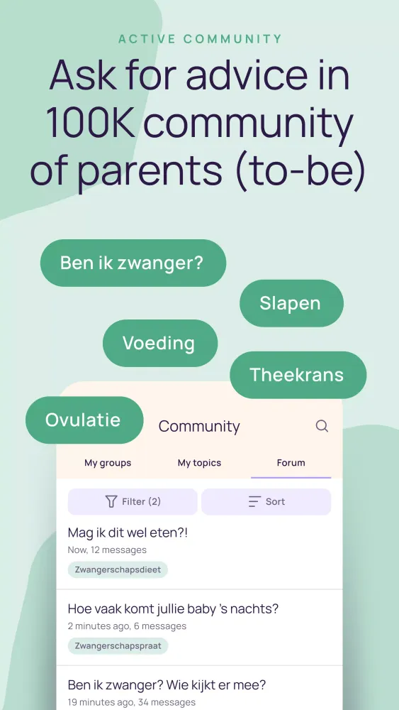 ภาพหน้าจอของ 24baby.nl – Pregnant & Baby