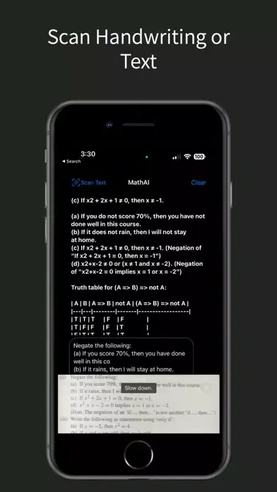 Tangkapan skrin MathAI- Chatbot