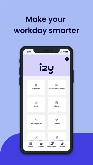 Capturas de pantalla de Izy app