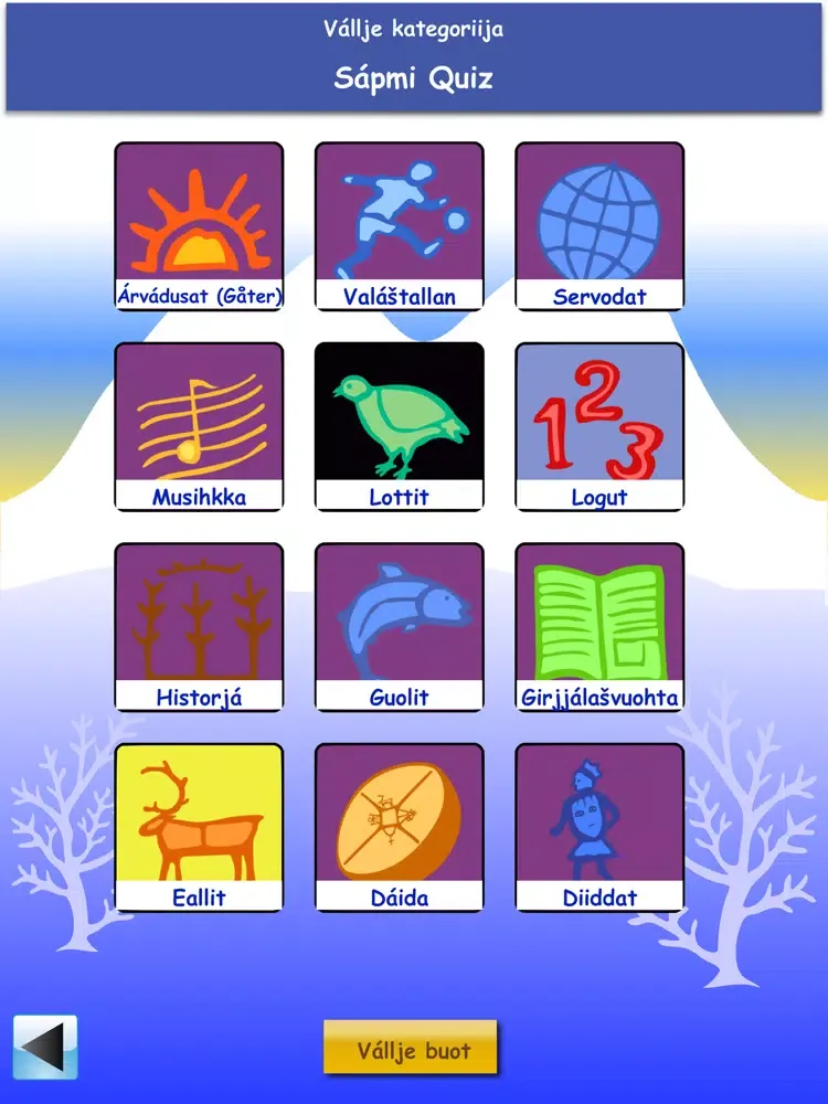 Скриншоты Sápmi Quiz iPad 
