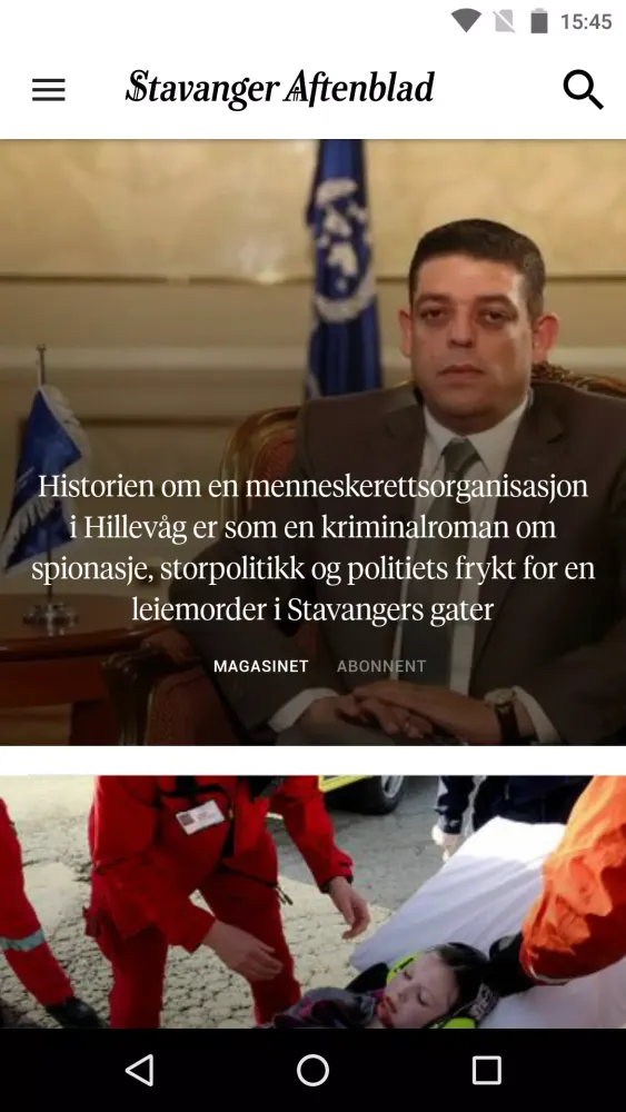 Zrzuty ekranu Stavanger Aftenblad