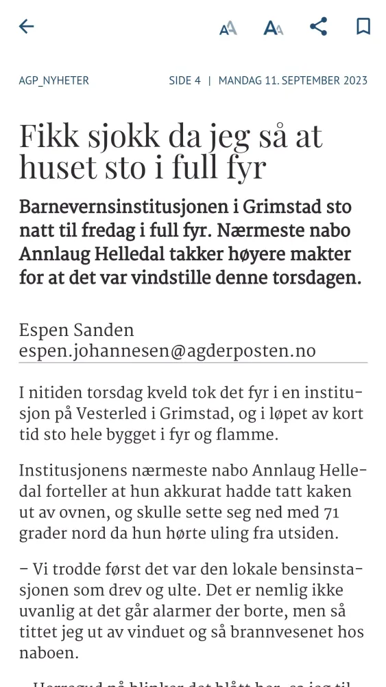 Agderposten eAvis स्क्रीनशॉट