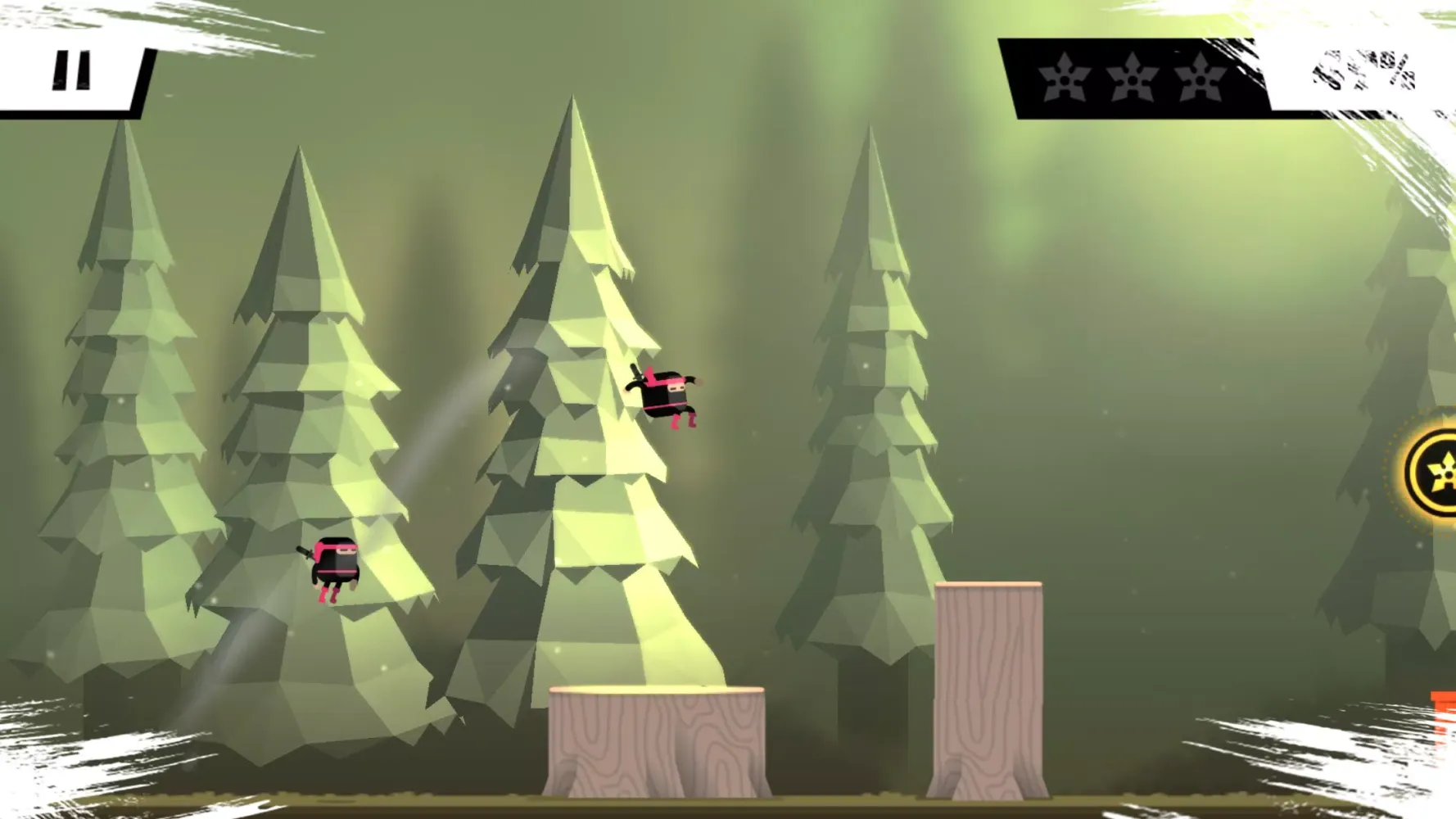 Capturas de tela do Ninja Twins