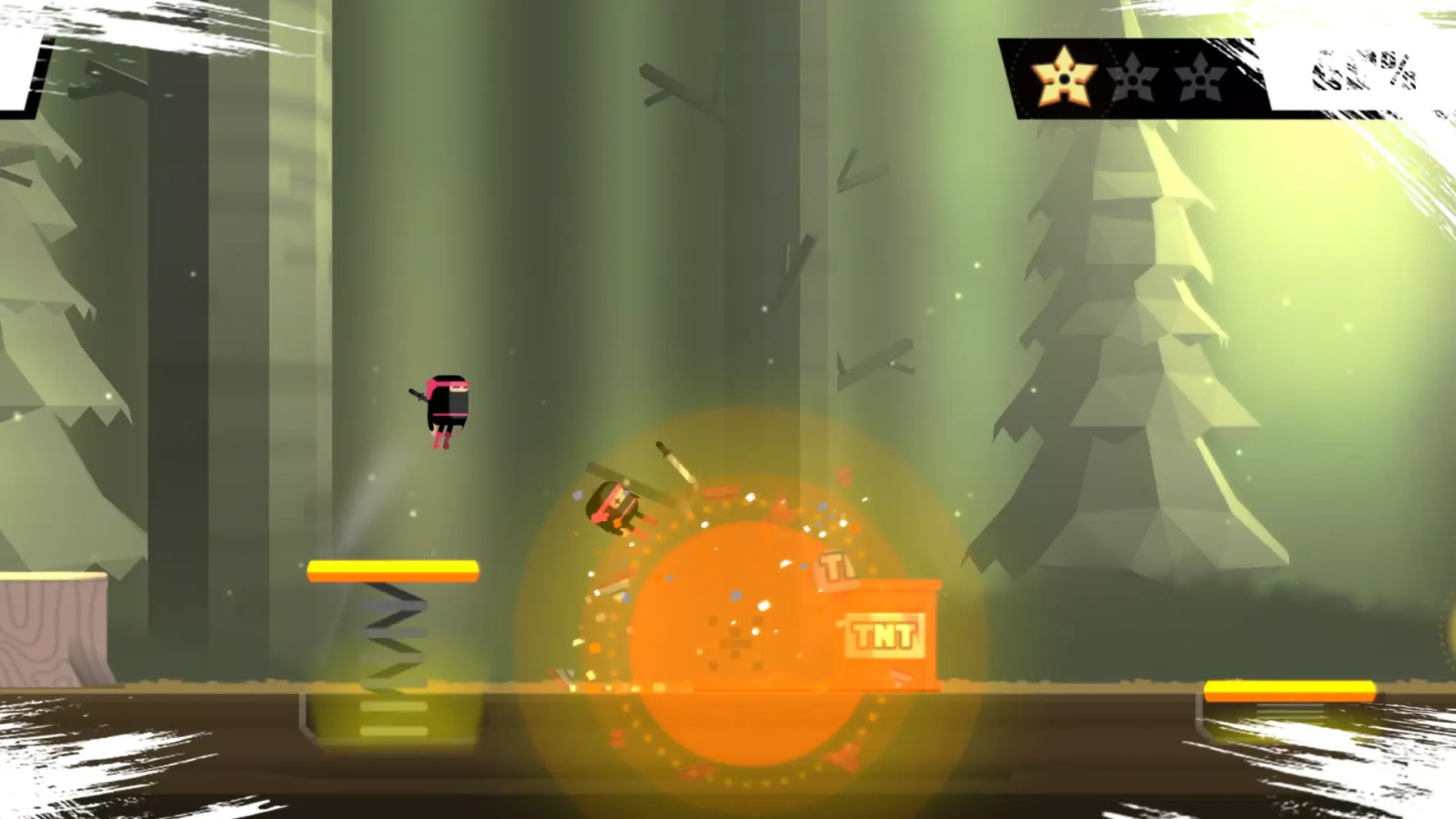 Capturas de tela do Ninja Twins