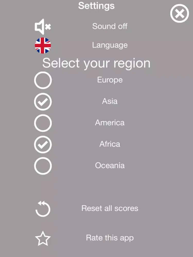 ภาพหน้าจอของ Mem-o-ri Flag Quiz - learn all the countries, flags and capitals and increase you geography knowledge iPad 