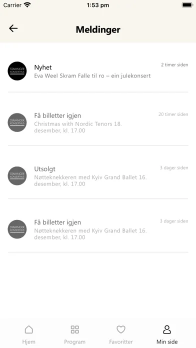 Stavanger konserthus IKS スクリーンショット