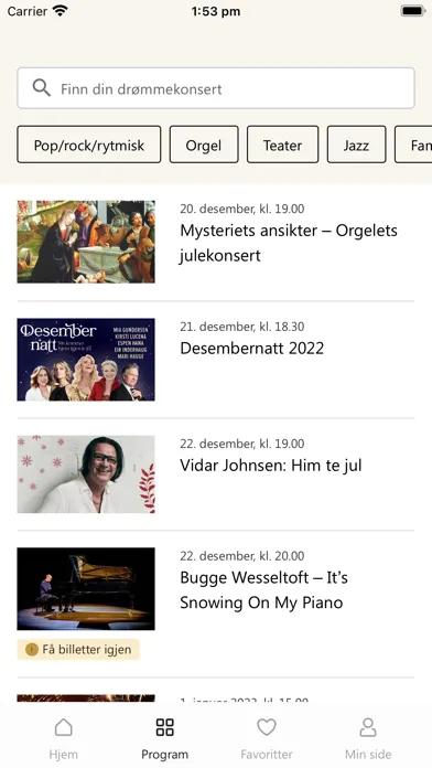 Stavanger konserthus IKS スクリーンショット