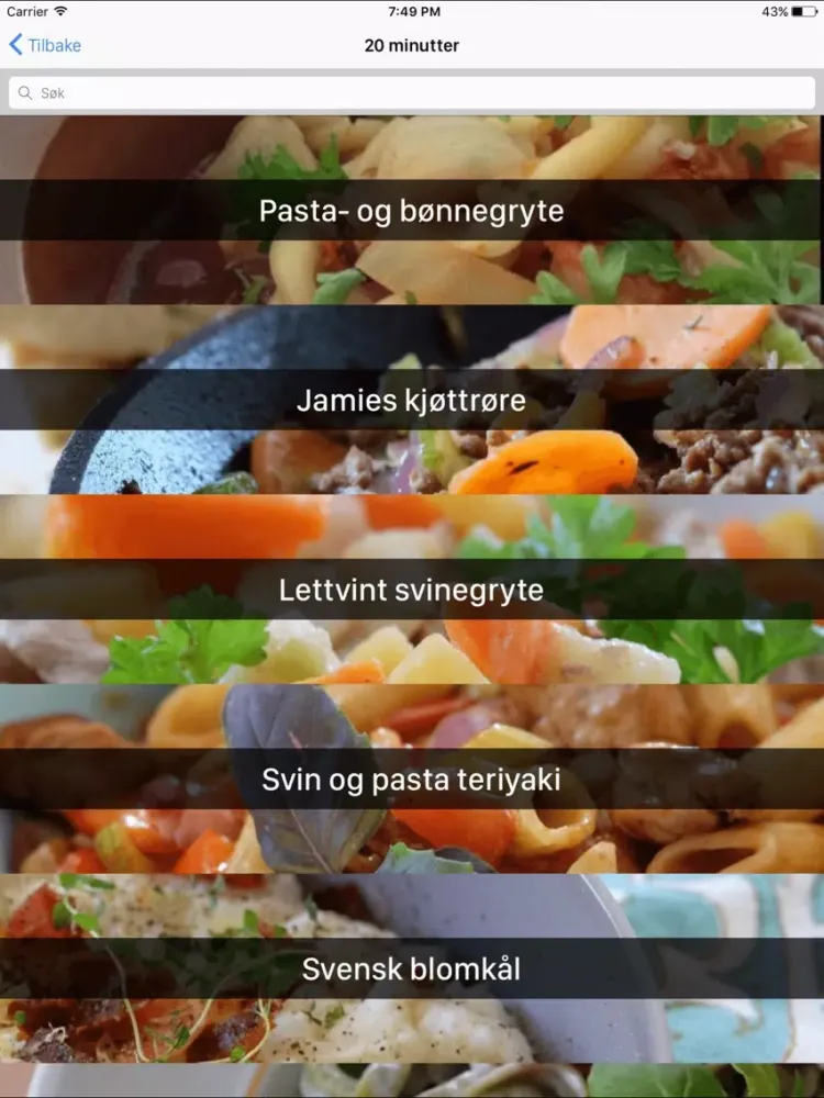 Siris matapp iPad  Screenshots