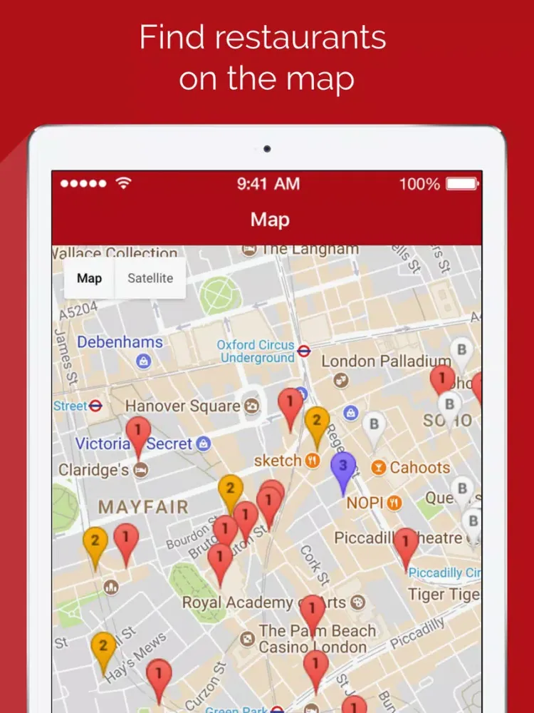 UK & IRL Restaurant Guide 2018 iPad  स्क्रीनशॉट