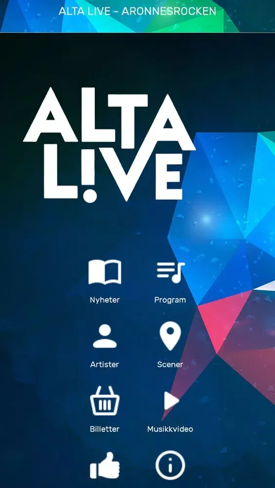 Capturas de tela do Alta Live