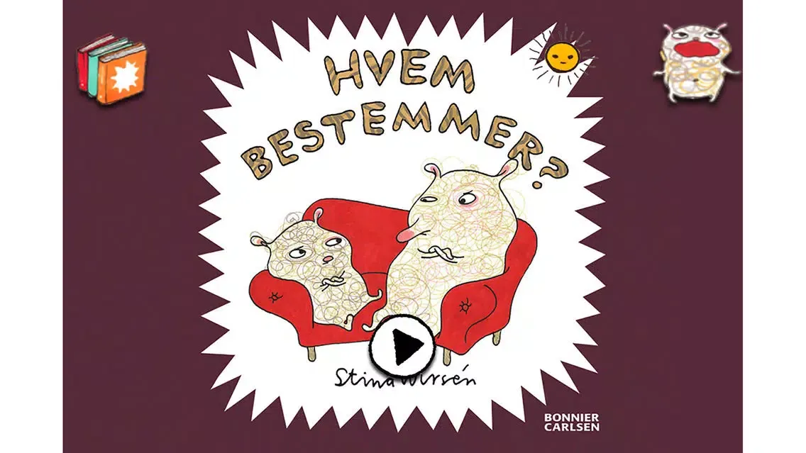 Capturas de tela do Hvem? – bildebøker for de aller minste. Les, se, lytt!