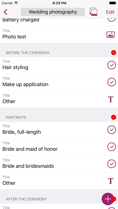 Checklists - Easily create checklists Screenshots
