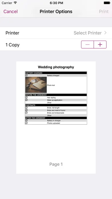 Checklists - Easily create checklists Screenshots