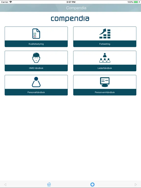 Zrzuty ekranu Compendia App iPad 